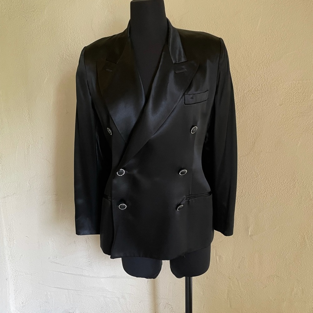 Norma Kamali Black Vintage Blazer